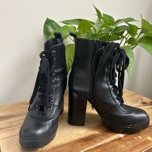 Steve Madden Block Heel Combat Boots